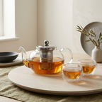 Double-Wall Glass Tea Cups, 50 ml, Set of 2