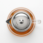 Tapered Glass Teapot with Infuser