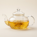 Round Glass Teapot with Infuser