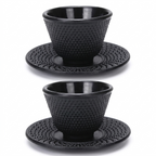 Plum Blossom Tea Cups, Set of 2